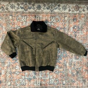 Urban Outfitters Faux Leather Bomber Jacket